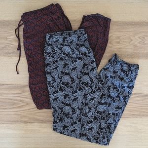 2x UNIQLO tapered PJ/lounge pants